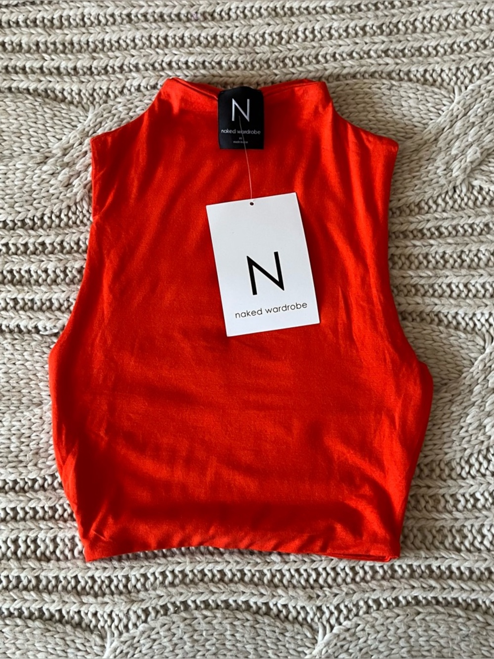 Naked Wardrobe Cropped Top SZ XS NWT